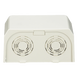 PANDUIT T45EEIW - Conexión de Tubería a Canaleta / Salidas 1/2", 3/4", 1" y 1 1/4" / Material ABS / Radio de Curvatura 1" / UL94V-0 / | SIERRA STORE