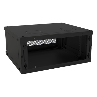 LINKEDPRO BY EPCOM SR-1904-GFP-VR2 - Gabinete de Pared Fijo, Con 4 Unidades de Rack, de 19 in, Fabricado en Acero, Puerta Perforada | SIERRA STORE