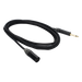 Cable de Audio XLR a Plug / 3 Polos Macho a 1/4 in Mono / Doble Blindaje / Longitud 3 m (9.8 ft) / Conectores Seetronic Serie M | SIERRA STORE