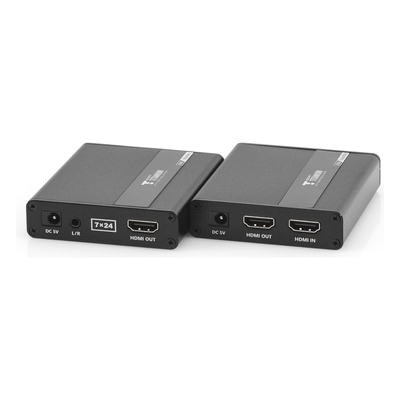 Kit extensor KVM (HDMI y USB) | 40m a 4k@30Hz  | 70m a 1080P@60Hz | Cat 6, 6a y 7 | CERO LATENCIA | HDR | Salida Loop | Salida de | SIERRA STORE