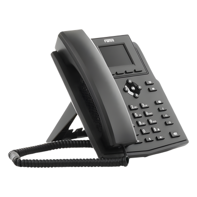 Teléfono IP Empresarial / 4 Líneas SIP / Pantalla LCD 2.4 Pulgadas / PoE / Audio HD / Conferencia 6 Participantes | SIERRA STORE
