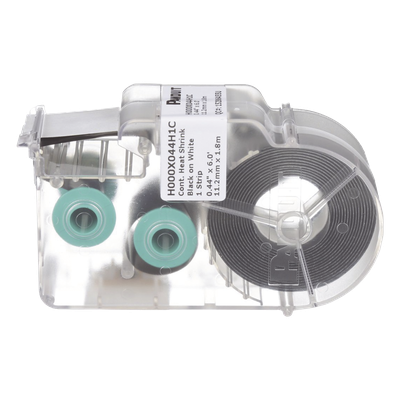 PANDUIT H000X044H1C - Casete de Etiquetas Termocontráctiles / Poliolefina Grado Militar / 11.2 mm Ancho / 2.4 m (7.87 ft) Largo / | SIERRA STORE