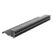 SIEMON Z6-PNL-U48K - Patch Panel UTP / 48 Puertos Cat 6 / Plano 1UR / 19" Rack / Acero Negro / 4.3 x 19 x 1.7 in | SIERRA STORE