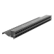 SIEMON Z6-PNL-U48K - Patch Panel UTP / 48 Puertos Cat 6 / Plano 1UR / 19" Rack / Acero Negro / 4.3 x 19 x 1.7 in | SIERRA STORE