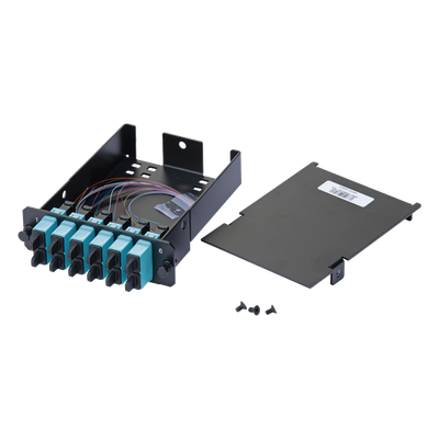 PANDUIT FCSZO-12-03P - Placa Acopladora de Fibra Óptica FAP / 12 Fibras Multimodo OM3/OM4 / 6 Conectores SC Duplex / 12 Pigtails de 1 | SIERRA STORE