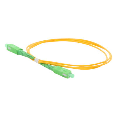 LINKEDPRO BY EPCOM LPSM2SCASCAS1 - Jumper de Fibra Óptica / SC/APC-SC/APC / Monomodo OS2 G.652D / Simplex / 1 Metro (3.28 Pies) / 2mm | SIERRA STORE