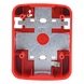 Caja de Montaje en Pared y Techo / Para Bocina y Bocina con Estrobo / Color Rojo / Compatible Serie L | SIERRA STORE