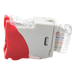 SIEMON U6A-H03NS - Jack RJ45 Cat6a / UTP / Montaje Híbrido Plano-Angulado / Terminación 110 / Color Rojo | SIERRA STORE