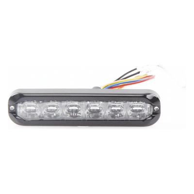 Luz de Advertencia Direccional / 12 LED Dual Color / Montaje Curvo 120° / IP69K / 12-24V / 69 Patrones | SIERRA STORE