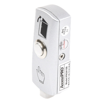 ACCESSPRO PRO815B - Botón de Salida / Contacto NO/NC / 24 VDC / 500,000 Ciclos / Caja de Instalación Incluida / Aleación de Aluminio y | SIERRA STORE