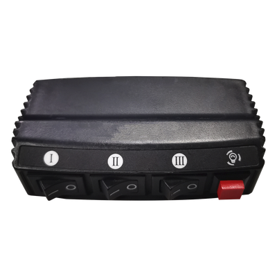 Switch de Control / 4 Interruptores / 12 VCC / 15 A / 104x55x33 mm / 4.09x2.17x1.30 in | SIERRA STORE