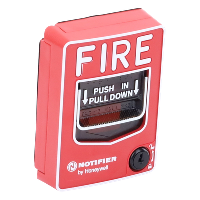 Estación Manual de Alarma Contra Incendio / Doble Acción / Con Cerradura y Llave / Exterior / UL 38 / ADA / Caja SB-I/O Incluida | SIERRA STORE