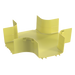 PANDUIT FRFWC6X4LYL - Accesorio de Canalización / 4 Vías Horizontal / Curvatura 90° / Radio 50.8 mm (2 in) / ABS / 368.3 mm (14.4 in) | SIERRA STORE