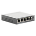 Switch de Escritorio / 5 Puertos Gigabit / 4 Puertos PoE 802.3af/at 65W / PoE Extendido 250m (820 pies) / Sin Ventilador | SIERRA STORE