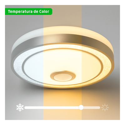 Luminario LED RGB / 40W / 3000 Lúmenes / Control Bluetooth / Temperatura Ajustable / 85-265V AC | SIERRA STORE