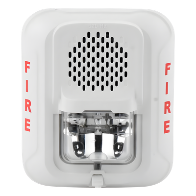 Sirena de Baja Frecuencia con Estroboscopio / 520 Hz / 7 Niveles de Candela / 2 Hilos / Montaje en Muro | SIERRA STORE