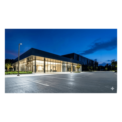 Luminaria LED / 5,500-16,000 Lúmenes Ajustables / CCT 3000K-5000K Switchable / 4 Ópticas SwitchOptics Type II-V / Montaje Universal | SIERRA STORE