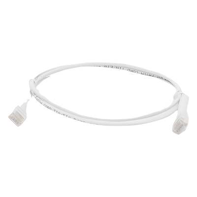 LINKEDPRO BY EPCOM LP-PSLIM-1WH - Cable de Parcheo Cat6 / Ultra Slim 1 m (3.28 ft) / UTP / RJ45 Modular / Blanco | SIERRA STORE
