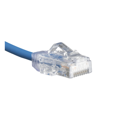 PANDUIT UTP28SP8INBU - Cable de Parcheo UTP / Cat6 / 28AWG Diámetro Reducido / 20.2 cm (0.66 ft) / Azul | SIERRA STORE