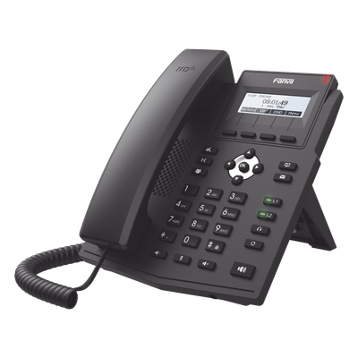 Teléfono IP / 2 Líneas SIP / Pantalla LCD 128x48 / Audio HD G.722 y Opus / Conferencia 3 Vías / PoE 802.3af / OpenVPN / Soporte EHS | SIERRA STORE
