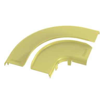 PANDUIT FRRASC6LYL - Tapa para Ángulo Recto Horizontal / 90° / 4x4 pulgadas / Acceso 3/4" (19 mm) / ABS 94V-0 / Amarillo | SIERRA STORE