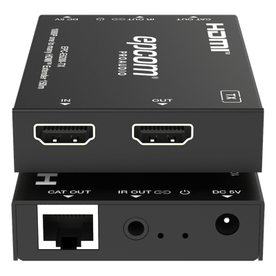 Extensor HDMI sobre IP / Full HD 1080p@60Hz / Alcance 150 m (492.1 ft) por CAT6 / Codificador y Decodificador / Red Gigabit / Control | SIERRA STORE