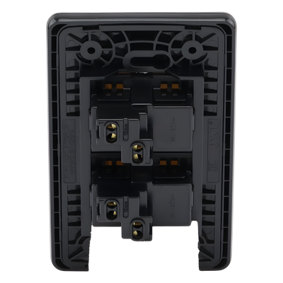 Apagador Doble / 10 A / 127 V CA / 60 Hz / Placa de Acero / 4.6 x 3.1 x 1.2 in | SIERRA STORE