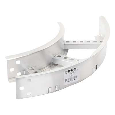 Curva Horizontal de Aluminio / Perfil Z / Peralte 3 1/4" / Ancho 6" / Radio 8" / 90° / Incluye Tornillería | SIERRA STORE