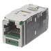 PANDUIT CJS6X88TGGRY - Jack RJ45 Blindado / Cat 6A / Estilo TG Sin Impacto / PoE 100W / Verde | SIERRA STORE