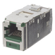 PANDUIT CJS6X88TGGRY - Jack RJ45 Blindado / Cat 6A / Estilo TG Sin Impacto / PoE 100W / Verde | SIERRA STORE