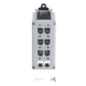 PANDUIT CDPP8RG-S - Panel de Parcheo Modular / Riel DIN 35 mm (1.38 pulgadas) / 8 Puertos Mini-Com / Blindado / Gris | SIERRA STORE