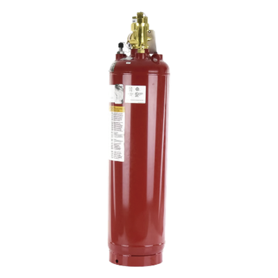 Cilindro con Válvula para Sistema de Agente Limpio / Capacidad 200 lb (90.7 kg) / Indicador de Nivel de Líquido / Acero con Pintura | SIERRA STORE