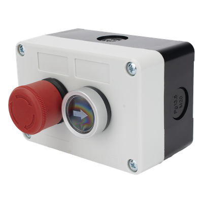 ACCESSPRO XBS-SW-23 - Botonera de Control / Doble Canal / IP40 / Contactos NC/NO / -20 a 50 °C / Barreras y Operadores Vehiculares | SIERRA STORE