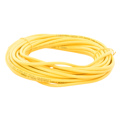 LINKEDPRO BY EPCOM LP-UT6A-700-YE28 - Cable de Parcheo Slim UTP / Cat6A / 7 m (22.97 ft) / 28 AWG / Amarillo | SIERRA STORE