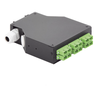 LINKEDPRO BY EPCOM LP-RDSCASM - Distribuidor de Fibra Óptica / Riel DIN / 6 Acopladores SC/APC Dúplex Monomodo / Charola 24 Fusiones / | SIERRA STORE