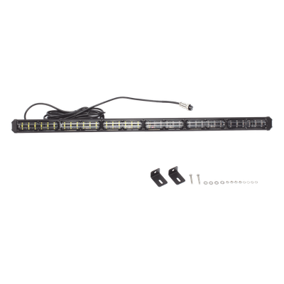 Barra de Luz de Advertencia / 6 Módulos / 24 LED Gen III / 30' (762 mm) / 18 Patrones / 10-30 VCC | SIERRA STORE