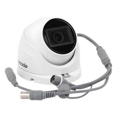 Cámara Eyeball TURBOHD / 4K UHD 8 MP / Gran Angular 102.2° / Lente 2.8 mm / IR EXIR 30 m (98.4 ft) / IP67 / TVI-AHD-CVI-CVBS | SIERRA STORE