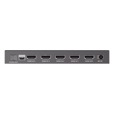 Conmutador HDMI / 4 Entradas 1 Salida / 8K@60Hz / 48 Gbps / HDMI 2.1 / Control IR y RS-232 | SIERRA STORE