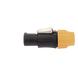 Conector PowerCom Macho / IP65 / 20 A a 250 V CA / Tres Núcleos / Bloqueo Rápido / Carcasa Amarilla | SIERRA STORE