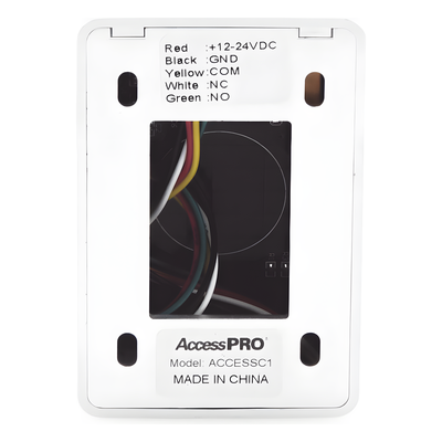 ACCESSPRO ACCESSC1 - Botón de Salida Táctil / Salida NC/COM/NO / LED Bi-Color / 12 VDC / -20 a 50°C | SIERRA STORE