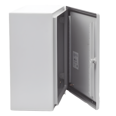 Gabinete NEMA 4/IP66 / 40x40x20 cm (15.7x15.7x7.9 in) / Platina 350x365 mm / UL / 8.6 kg | SIERRA STORE