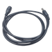 Cable de Alimentación DC / Conector Macho a Hembra 5.5x2.1 mm / 22 AWG / 1 m (3.28 ft) / Polarizado / Forro Negro | SIERRA STORE