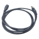 Cable de Alimentación DC / Conector Macho a Hembra 5.5x2.1 mm / 22 AWG / 1 m (3.28 ft) / Polarizado / Forro Negro | SIERRA STORE