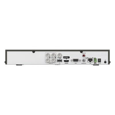 DVR Pentahíbrido / 4 Canales TURBOHD + 2 Canales IP / 5 Megapixel Lite / Audio Bidireccional Coaxitron / Reconocimiento Facial / | SIERRA STORE