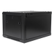 Gabinete de Pared / 6UR / 19in / 450mm Profundidad / 60kg Carga / Acero Negro | SIERRA STORE