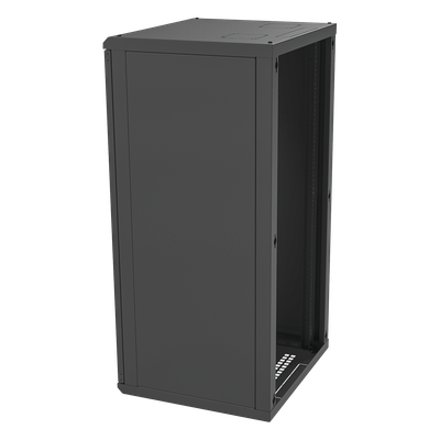 LINKEDPRO BY EPCOM SR-1924-GFP - Gabinete para Montaje en Pared, Puerta de Cristal Templado, Cuerpo Fijo con Rack 19" de 24 Unidades | SIERRA STORE