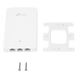 Punto de acceso Omada doble banda 802.11ac, PoE 802.3af/at, MU-MIMO, MIMO 2x2 diseño placa de pared con tres puertos adicionales | SIERRA STORE