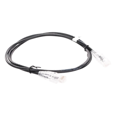 LINKEDPRO BY EPCOM LP-UT6A-100-BK28 - Cable de Parcheo UTP / Cat6A / 1 m (3.28 ft) / 28 AWG / Slim / RJ45 / Negro | SIERRA STORE