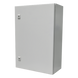 Gabinete de Acero IP66 Uso en Intemperie (400 x 600 x 200 mm) con Placa Trasera Interior Metálica y Compuerta Inferior Atornillable | SIERRA STORE