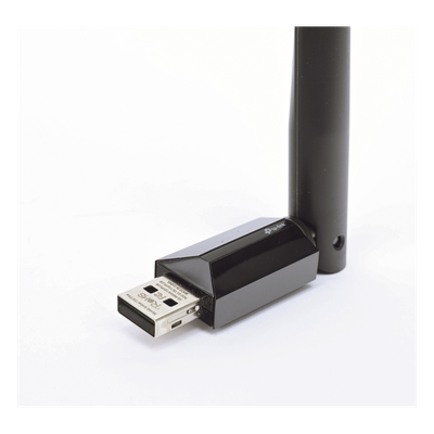 Adaptador USB Wi-Fi / Dual Band AC600 / 200 Mbps 2.4 GHz + 433 Mbps 5 GHz / Antena 5 dBi / USB 2.0 | SIERRA STORE
